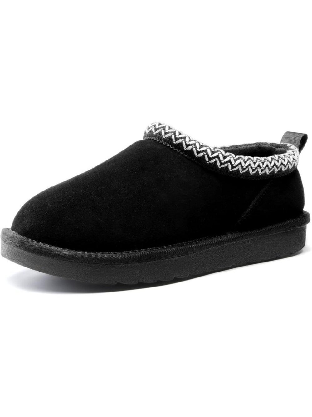 Cozy Women's Genuine Suede Fuzzy Slippers | Soft, Warm Indoor Footwear